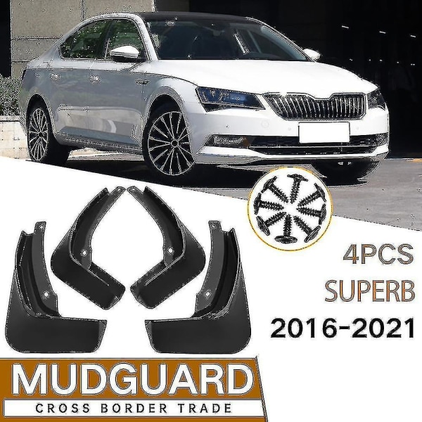 Stänkskydd för Skoda Superb 2016-2021 Stänkskydd Biltillbehör