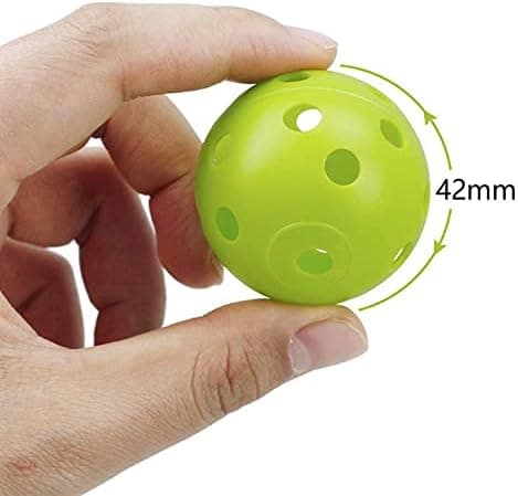 12-pack Golf Practice Balls, Airflow Durable Practice Balls, 42mm Plastic Golf Balls, For Swing Training, Driving Range, Home Use