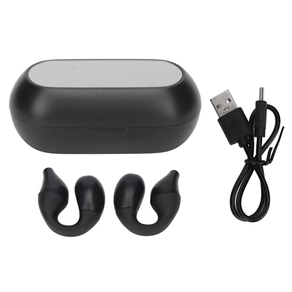 Avoimet korvat Bluetooth-kuulokkeet HiFi-melunvaimennuksella, vedenkestävällä klipsillä, langattomat kuulokkeet pyöräilyyn, ajamiseen ja urheiluun