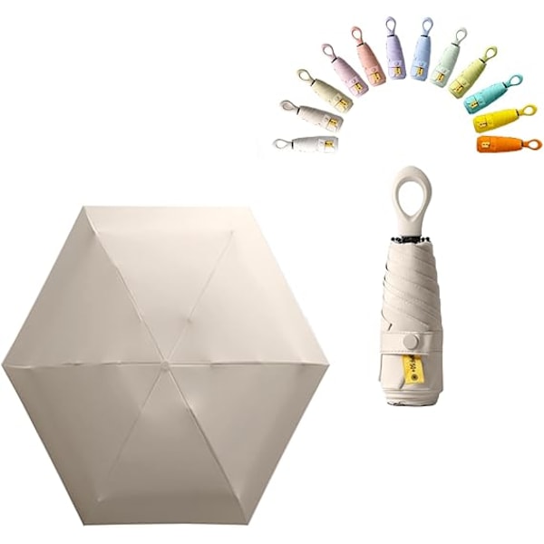 Mini solparaply/UPF 50 UV-resistent letvægts lille bærbar rygsæk/regn- og solbeskyttelse_xx