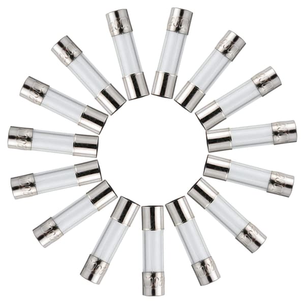 F6.3AL250V Snabba Säkringar - 6.3A 250V Glasrör, Snabba Säkringar (20-pack)