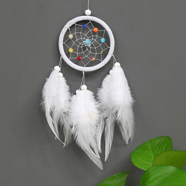 Dream Catcher Accessories Feather Pendant Dekoration Ornament Circular
