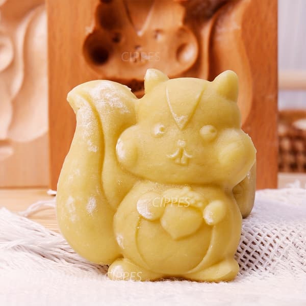 3D Træ Cookieforme med Dyreudskæringsmønstre, Bage- og Dekoreringsværktøjer Owl