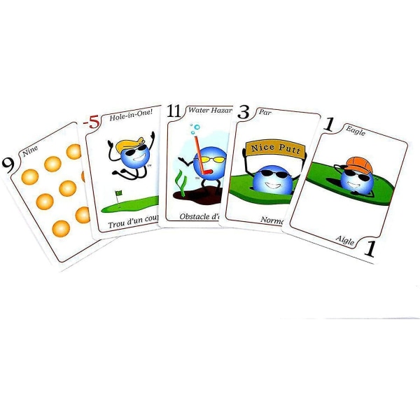 Spill Nine - Brettspill til familiefest - Kortspill med ni runder golf