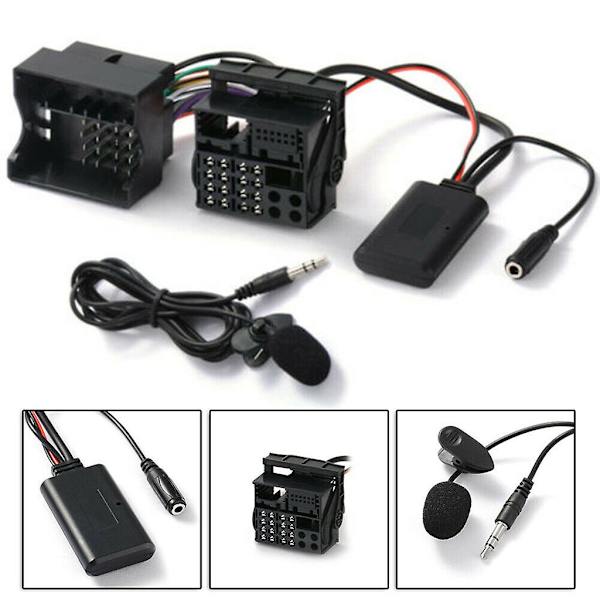 Audio- Aux-kabeladapter Bluetooth-kompatibel 5.0 Ekstern mikrofon for Opel Cd30 Cdc40 Cd70 Dvd90