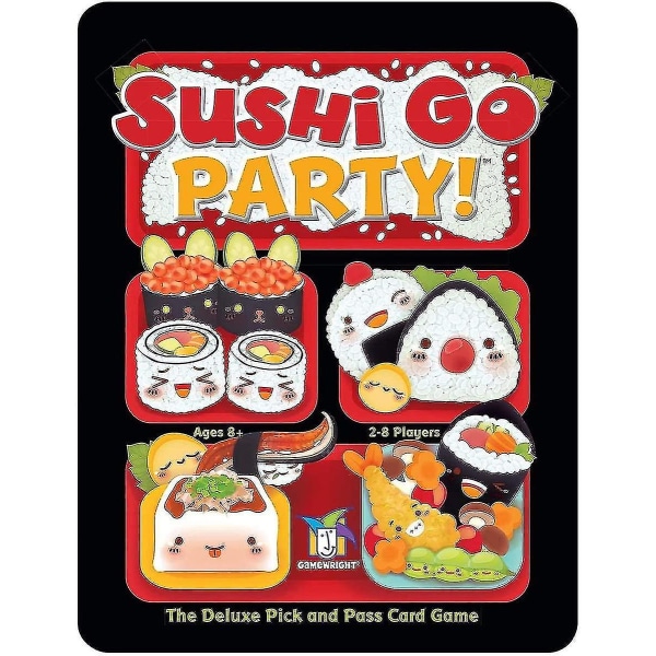 Pelintekijä | Sushi Go Party Game | Korttipeli | Ikärajat 8+ | 2-8 pelaajaa | 20 minuuttia soittoaikaa