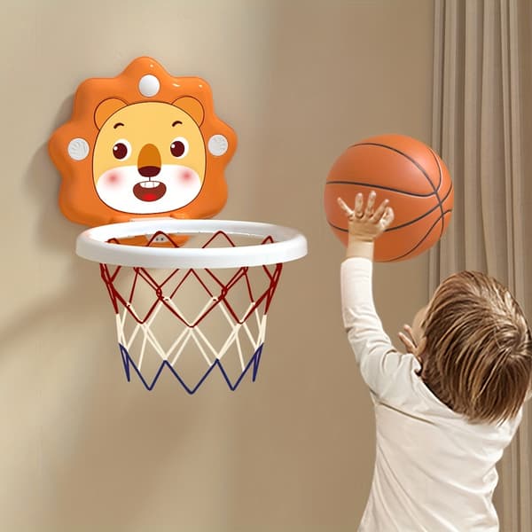 Basketballkurv til børn udendørs indendørs Lion