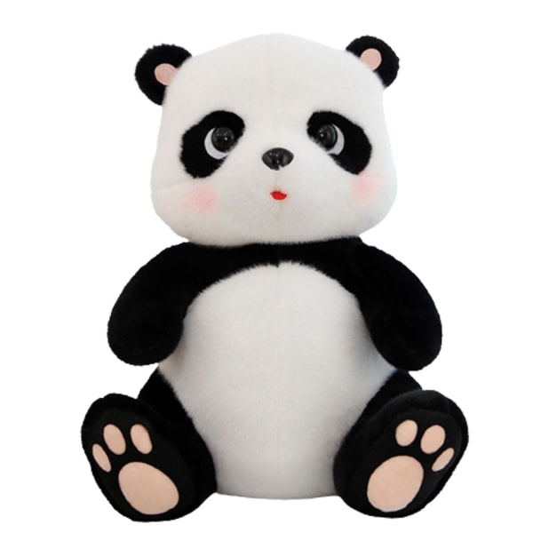 Kawaii Panda Pehmolelut Realistinen täytetty nukke Pehmeä Miellyttävä Ihoystävällinen Pehmolelu lapsille Syntymäpäivä Lastenpäivä 50cm Istuva Panda