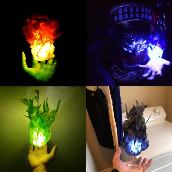 Cosplay rekvisitter Wildfire Magic Floating Fireball Ghost Light Flame