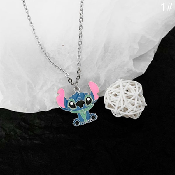 Cartoon Halsband Lilo & Stitch Mode Metallhalsband Anime Chara 1#