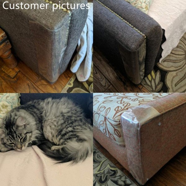 20 st möbelskydd från Cats Scratch,  soffskydd 8-pack X-Large + 8-pack Large  + 4-packCat Repellent för möbler