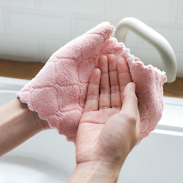 5 stk dobbeltsidige sterke absorberende servietter, våte og tørre, kjøkkenhåndkle