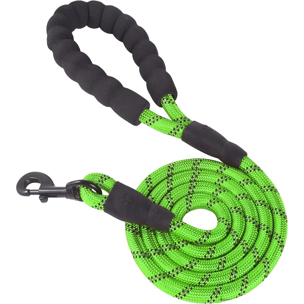 Strong Pet Dog Leash with Highly Reflective Threads,360° No Tangles and Comfortable Padded Handle,Suitable for Small,Medium and Large Dogs