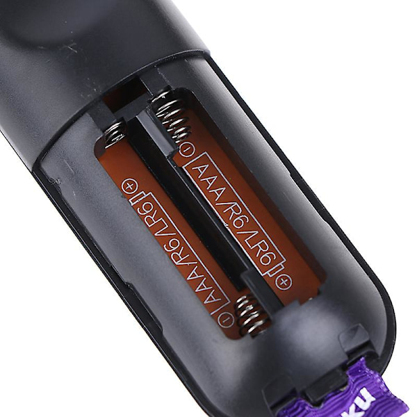 Erstatningsfjernkontroll for Roku1/ 2/ 3/4 med stropp Smart fjernkontroll Svart_xx Black 1 Pc