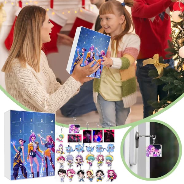 Kpop Devil Hunter Julekalender Juletræspynt Akrylvedhæng H