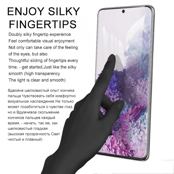 4 stk. Hydrogel Film til Samsung Galaxy S23 S20 S21 S22 S24 Plus Ultra FE Note 9 20 10 Plus A52S A53 A51 A50 A21S Skærmbeskytter Note 10 Plus Note 10 Plus Hydrogel Film