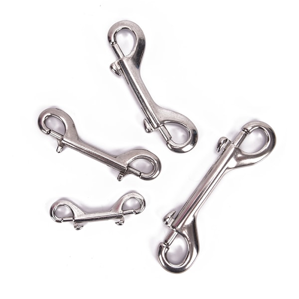 Rustfritt Stål Dykking Dobbel Ende Krok Snap Bolt Kit Qu 115mm