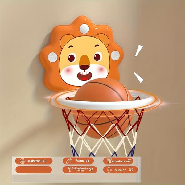 Basketballkurv til børn udendørs indendørs Lion