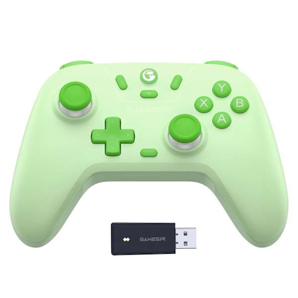 2.4g Trådlös Kontroller för Windows PC, iPhone, Android, Switch & Steam, Bluetooth-Kontroller Hall-Effekt-Trigger, Turbo, Vibration (Grön) Green
