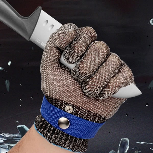 Anti-handsker i rustfrit stål Arbejdsbeskyttelse Sikkerhedshandske M