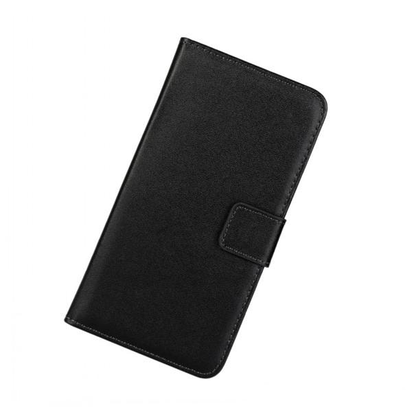 Samsung Xcover 5 etui i ægte læder Sort Sort Sort Black Black