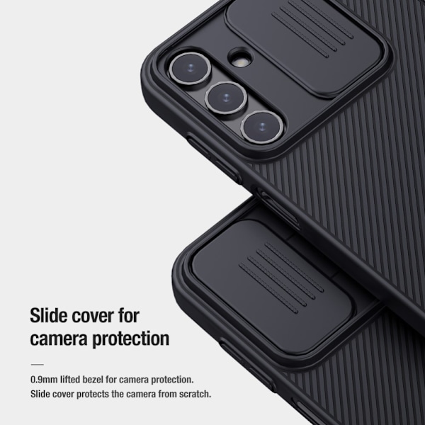 NILLKIN Galaxy A15 4G/5G Kotelo CamShield Pro Musta