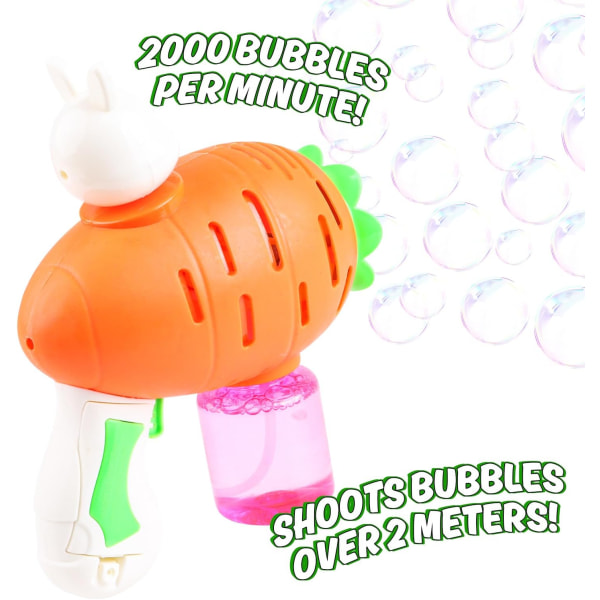 Påske boblemaskine, påske boblepistoler til børn påske boblemaskine