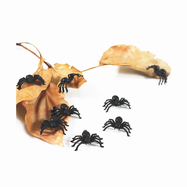 50 plastspindlar - Dekoration - Halloween