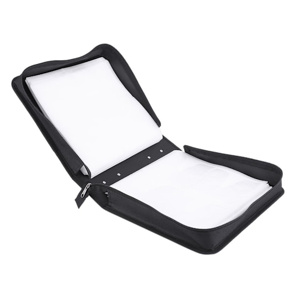 400 stk. high-end PU-simulert skinn CD-etui, DVD-oppbevaringsboks
