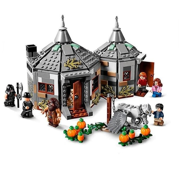 496 Building Blocks Harry Potter Building Blocks Villain Harry Potter Hagrid's Hut Building Blocks Assembled Building Blocks Kids