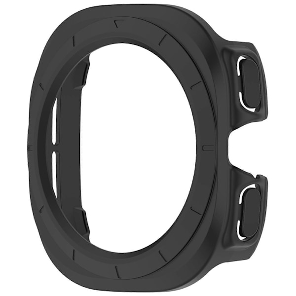 Kova PC-kotelo Samsung Galaxy Watch Ultra 47mm -kellolle, puoliksi suojaava rannekekotelo Black