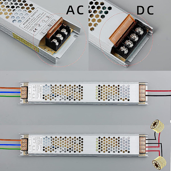 12V 300W 25A LED-drivare, AC till DC switchande omvandlare, konstant spänningsaggregat, lågspänningsaggregat för LED-applikationer (hy)_xx
