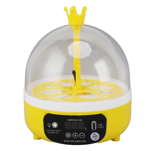 (Elf model 4 stk.) Kyllingeinkubator lille husholdnings mini børneinkubator smart inkubator automatisk
