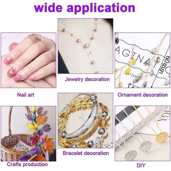 14 ruller Beading Wire Craft Wire Smykker Wire for smykker tilbehør Gift