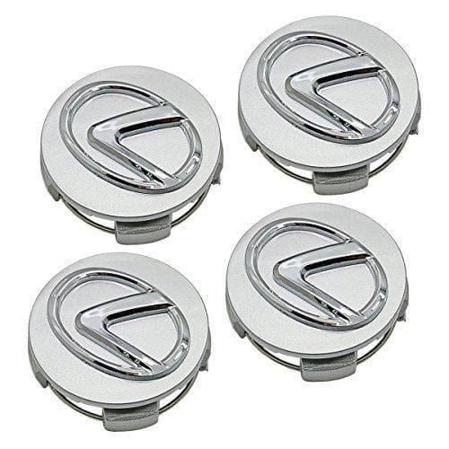 LX01- 62MM 4-pakning Senterkopper Lexus Sølv Silver one size