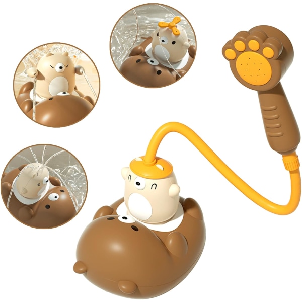 Badleksaker för småbarn 3-4 år, 5 lägen Björnsprinkler Badleksaker Presenter