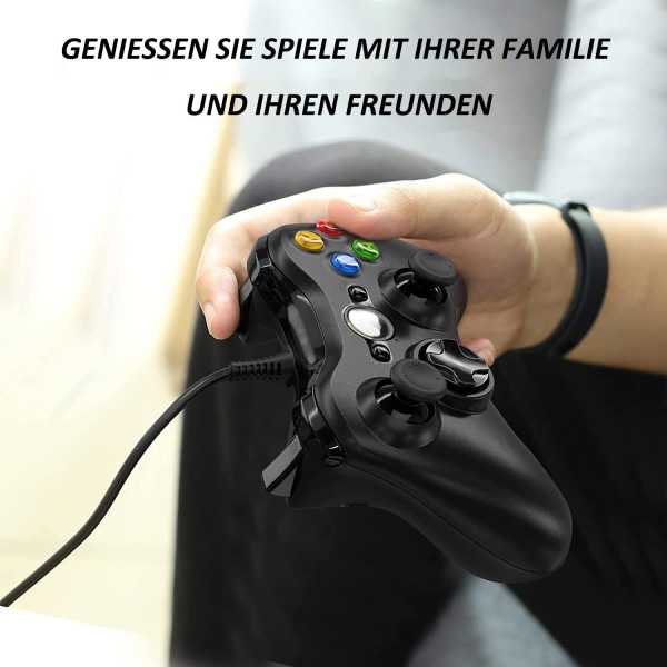 Gezimetie-controller til Xbox 360, Gamepad Joystick, Wired Gamepad