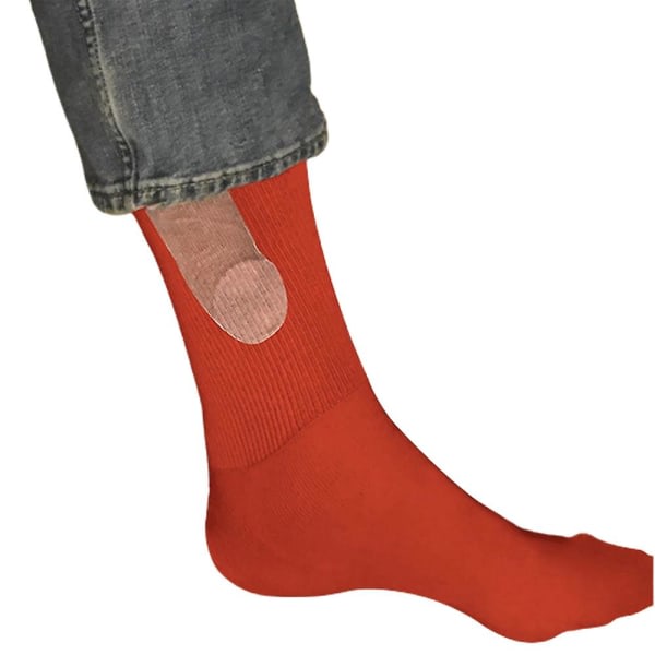 Uutuus Hauskakuvioiset sukat Joulu Rento pohkeen puoliväliin casual sukat Lahja miehille naisille Punainen