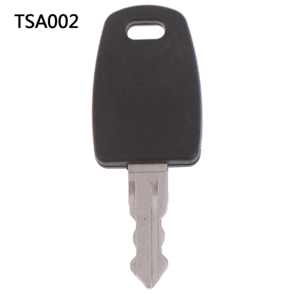 Multifunktionel TSA002 007 nøgletaske til bagage kuffert told Sort Black TSA002