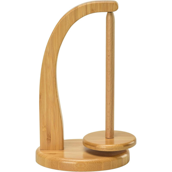 Garnhållare Bokträ Garn Spinner Trä Spinner A
