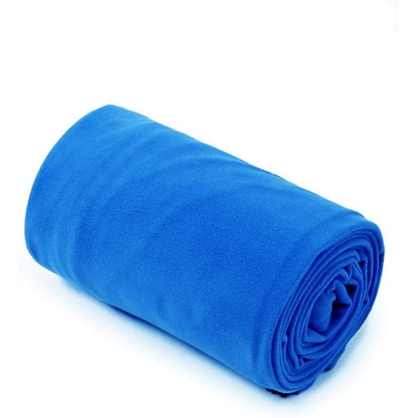 Fleece-makuupussi Kompakti thermal retkeilyretkelle - sininen (väri: sininen)