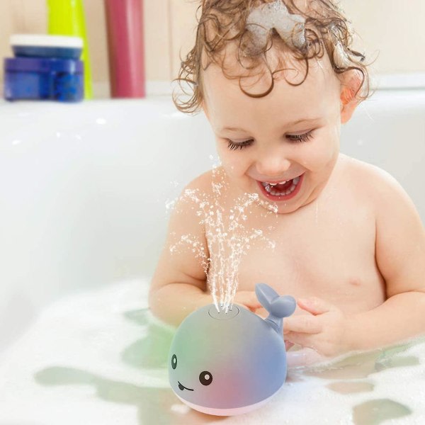 Baby Up Squirt Whale Badleksaker för barn Automatisk induktion