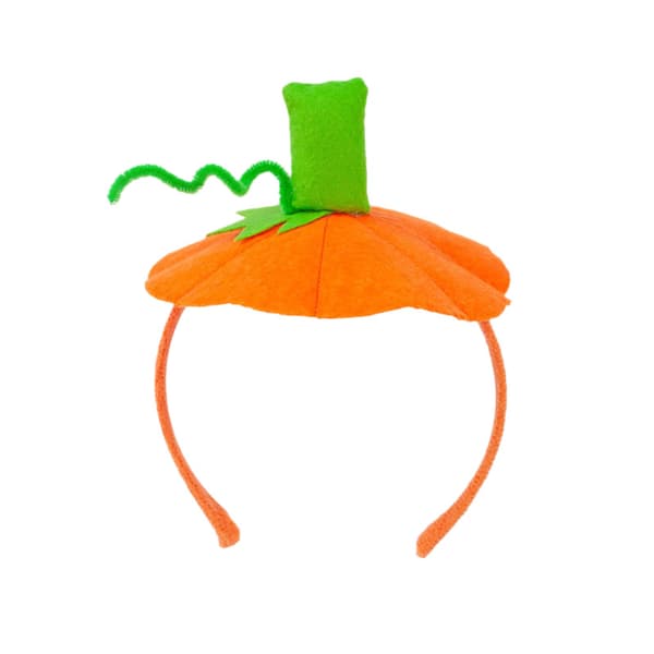 Græskar Hårbånd til Halloweenfest, 3D Plys Hårbøjle Kostume Tilbehør til Børn og Voksne 3