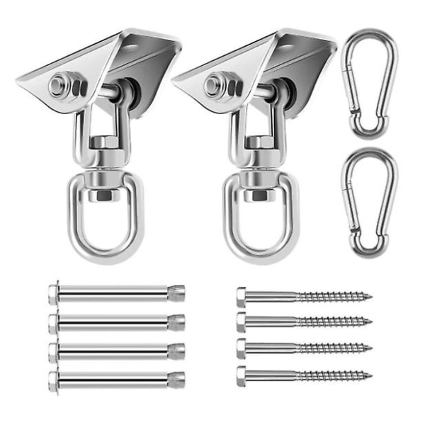 2pcs Sus304 Heavy Duty Stainless Steel Ceiling Hook, Hanging Hooks