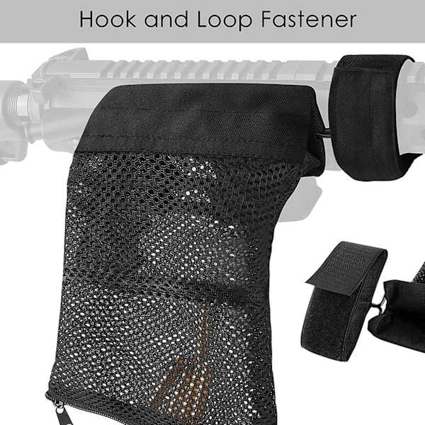 Mässingssamlare Mesh Mässingsskalfångare Utomhus Velcro Typ Skalförvaringsväska för AR 15