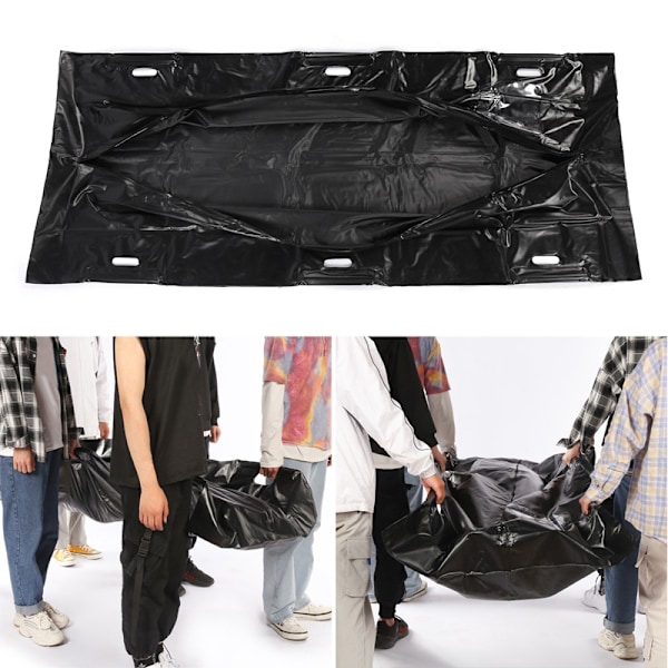 Likpose Båre Combo med 6 Håndtak Størrelse 90 x 220 cm (35 x 86 tommer) Kadaverpose 1 A