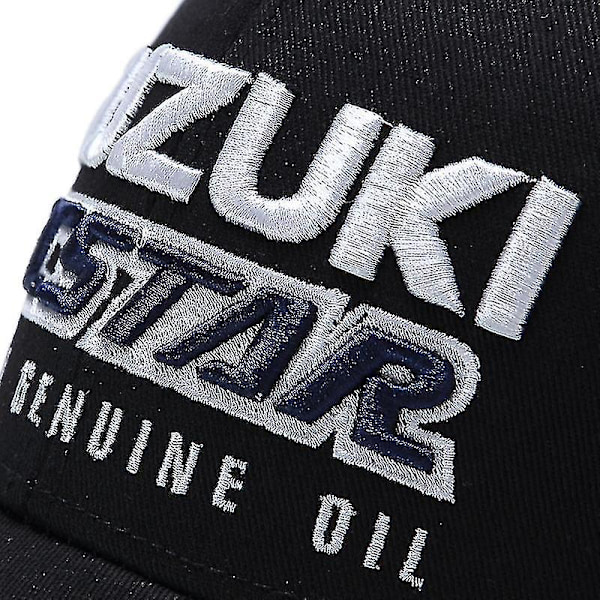 Moto GP Suzuki -tiimin kilpa-ajajan baseball-lippis, kirjailtu, miesten lippis, ulkoilulippis