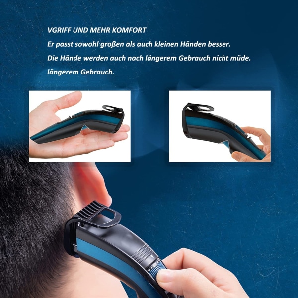 Elektrisk barbermaskine, professionel hårtrimmer til mænd USB