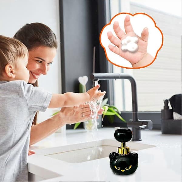 Cat Paw Soap Dispenser Refillable Hand Soap Container for Washroom 1pcs