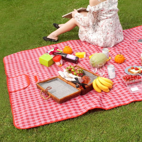 Piknikmatte Vanntett Fuktsikkert piknikteppe til